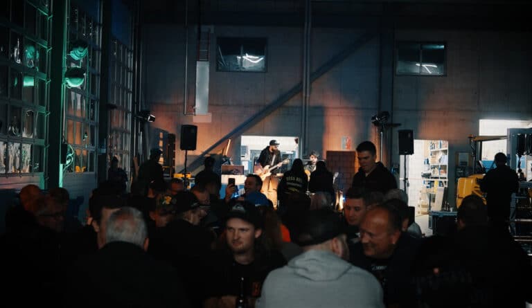 Maschinisten-Party an der KUHNExpo.