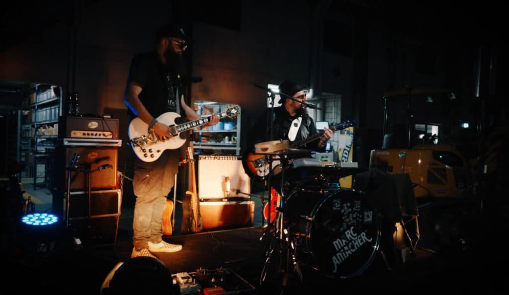 Marc Amacher an der Maschinisten-Party